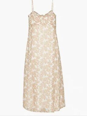 ARITZIA Wilfred Sister dress in color light birch size 6 NWT